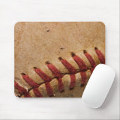 Softball Close-up Gepersonaliseerd Sjabloon Muismat (Met muis)