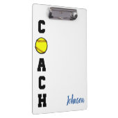 Softball-coach bedankt cadeau klembord (Rechts)