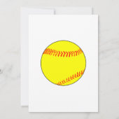 Softball Coach Best Ever Custom Foto Hartelijk dan Bedankkaart (Achterkant)