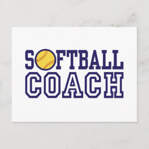 Softball Coach Briefkaart