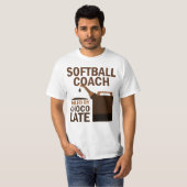 Softball Coach (Funny) Gift T-shirt (Voorkant volledig)