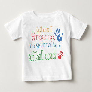 Softball Coach (Future) Baby Baby T-Shirt
