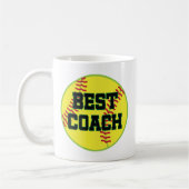 Softball Coach Gift (beste) Koffiemok (Links)