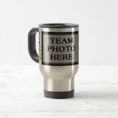 Softball Coach Gift Ideeën Gepersonaliseerde Team Reisbeker (Voorkant links)
