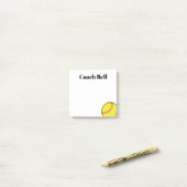 Softball coach op maat dank je cadeaubonnetjes! post-it® notes (Op bureau)