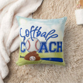 Softball Coach Pillow Kussen (Deken)