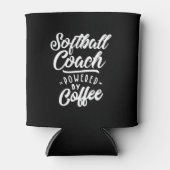 Softball Coach-taaktitel Cadeau Blikjeskoeler (Voorkant)