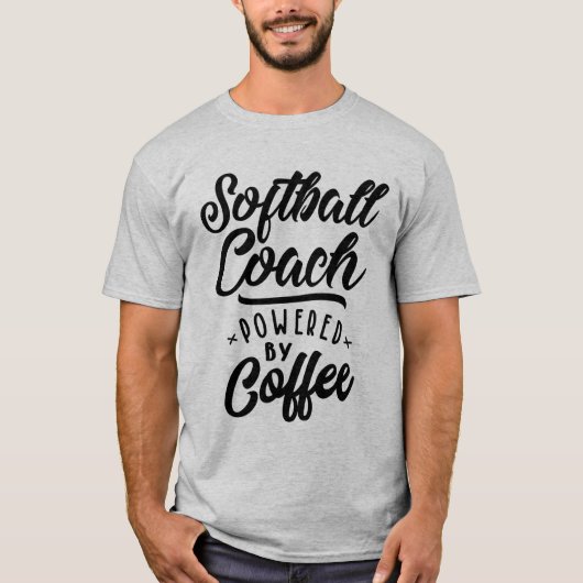 Softball Coach-taaktitel Cadeau T-shirt (Voorkant)