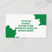 Softball-coach Visitekaartje (Achterkant)