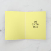 Softball Coach Waardering Kaart, dank u kaart (Binnen)