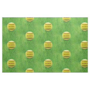 Softball Custom Ball Fabric Stof