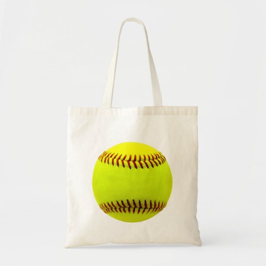 Softball Cutomize personaliseer Blauwgroen knoeibo Tote Bag (Voorkant)