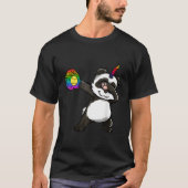 Softball Dabbing Pandicorn Panda T-shirt (Voorkant)