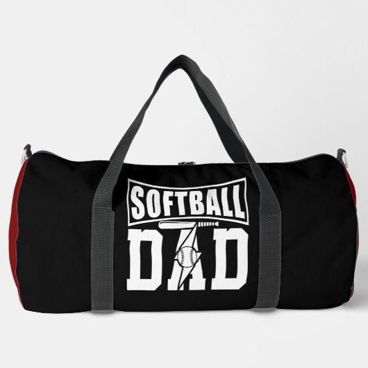 Softball Dad Baseball Legend Bolt Plunjezak (Voorkant)