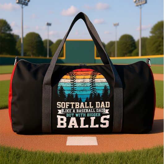 Softball Dad Bigger Balls Funny Plunjezak
