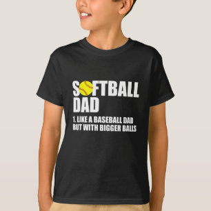 Softball Dad Definition Funny T-shirt