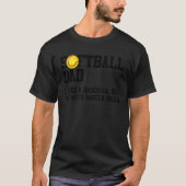 Softball Dad Definition T-shirt (Voorkant)