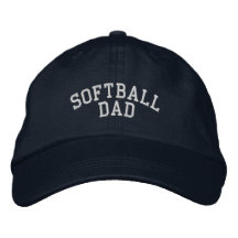 Softball Dad Embroized Pet