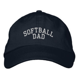 Softball Dad Embroized Pet