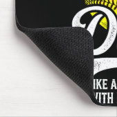 Softball Dad Like Baseball But With Bigger Funny Muismat (Hoek)