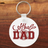 Softball DAD Sleutelhanger (Voorkant)