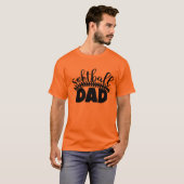 Softball Dad T-shirt (Voorkant volledig)