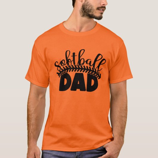 Softball Dad T-shirt (Voorkant)