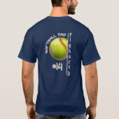 Softball Dad T Shirt (Achterkant)