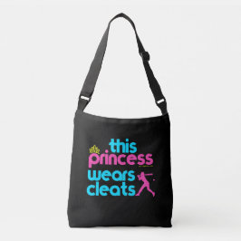 Softball: Deze prinses draagt Cleats - Golly Girls Crossbody Tas
