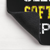 Softball Eat Sleep Softball Herhalen Muismat (Hoek)