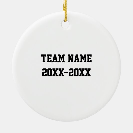 Softball een echt geweldige coach is moeilijk te v keramisch ornament (Achterkant)