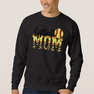 Softball en mam Red Heart met luipaard voor moeder Trui