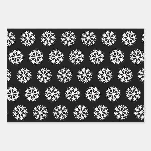 Softball en Snowflake Red en Black Kerstmis Inpakpapier Vel (Voorkant 3)