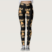 Softball en tacos Funny Novelty Leggings (Voorkant)