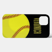 Softball Fan Case-Mate iPhone Case (Achterkant (horizontaal))