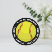 Softball Fan Kaart (Staand voorkant)