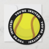 Softball Fan Kaart (Voorkant)