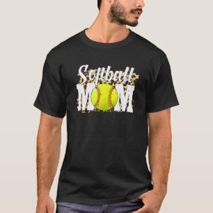 Softball Fans Leopard Women, Softball Mam Pullover