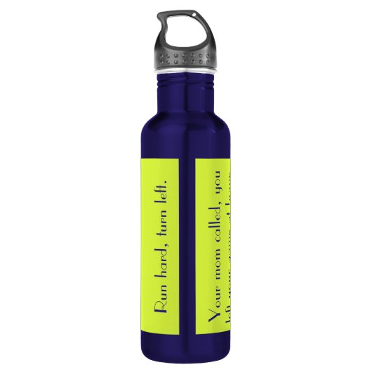 Softball-flesje Waterfles (Achterkant)