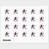 Softball Freak - Pitcher-zijde Ronde Sticker (Vel)