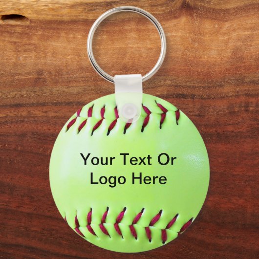 Softball Fundraising Magnet, Sleutelhanger, Button Sleutelhanger (Voorkant)