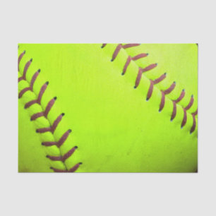 Softball Geel Snelle Hoogte 8U 10U 12U-Weefseldocu Tissuepapier