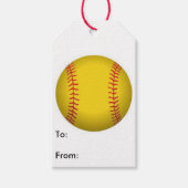 Softball Gift Label Cadeaulabel (Voorkant)