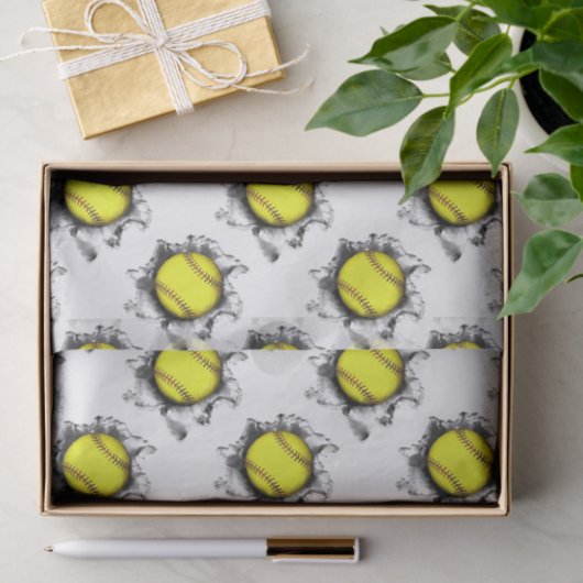 Softball Gift Tissuepapier (Geschenk)