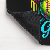 Softball Girl Drip Funny Softball Player Muismat (Hoek)