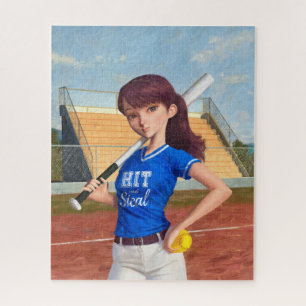 Softball Girl Legpuzzel