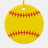 Softball Girls Gifts Players Sports Team For Her Keramisch Ornament (Achterkant)