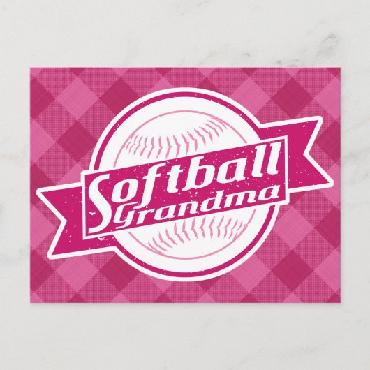 Softball Grandma Briefkaarten (Voorkant)