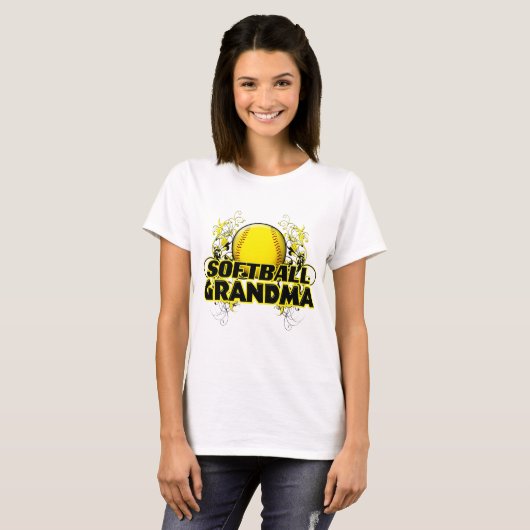 Softball Grandma (cross).png T-shirt (Voorkant volledig)