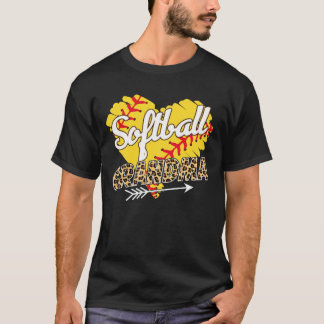 Softball Grandma, Softball Design voor vrouwen Gra T-shirt